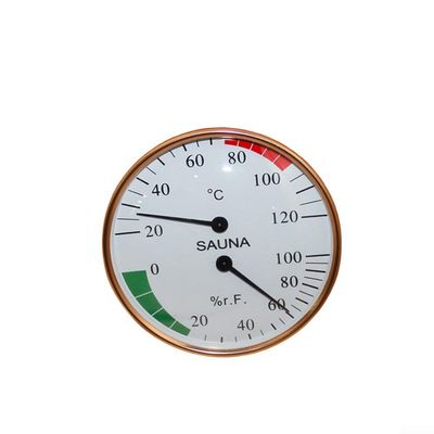 Robust Thermal Measurement Device Wall Mounted Sauna Thermometer & Hygrometer Set Up Easily
