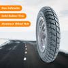 1 Pair of 14 Inch Solid Rear Wheel Replacement Parts, Electric Wheelchair Wheels Assembly, 3.00-8 Non-Inflatable Rubber Tires view 4