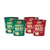 Idahoan Instant Mash Potato Pots Bundle Pack of 4 x 55g - Bubble and Squeek Bacon and Cheese Potato Pots Ready to Eat Mashed Potato view 1
