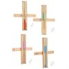 ReachMall Accurate Heat Resistan-t Sauna Hourglass Rotating Wooden Timer Sand, Wall-Mounted Sand Hour Glass, Heat Resistan-t Wooden Timer Sand(pink) view 3