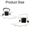 XWOEOAOQ Foldable Bed Rail for Elderly Adults, Carbon Steel Safe Bed Rails For Elderly, Foldable Medical Bed Side Railings, Safety Bed Rail For Elderly, Pregnant, Disabled (Color : B) view 3