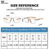 Wryhaul Sport Intelligent Photochromic Progressive Bifocal Presbyopia Glasses, Fashionable Anti-Blue Light Reading Glasses, Portable Bifocal Reading Ultralight Glasses (D, 2.5 x) view 3