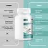 High Strength Magnesium Complex | 3in 1 Bisglycinate, Citrate & Malate | No Fillers or Additives | 60 Capsules | Made in UK view 3