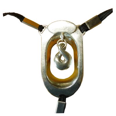 Clitoral Restraint Infinity, Personalised, Engravable, Handmade Jewellery, Hand Crafted Jewellery, William Sturt (L: 74-79 cm, 29-31"")"