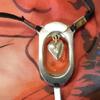 Clitoral Restraint Heart, Personalised, Engravable, Handmade Jewellery, Hand Crafted Jewellery, William Sturt (M: 68-74cm, 27-29"")" view 4