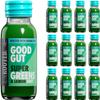UNROOTED Super Greens & Lemon Shots - For Good Gut Health, with Spinach, Lemon, Baobab and Cucumber, Supports Energy, Immunity and Digestion, With Vitamin C and Antioxidants 12x60ml Bottles view 1