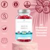 Biotin 5000ug Hair, Skin & Nail Vitamin Gummy | 60 x Vegan Strawberry Flavoured chewable Gummies for Men & Women | Beard, Hair, Skin & Nail Supplement view 3