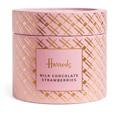 Harrods London Milk Chocolate Strawberries, 230g