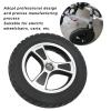 10in Wheelchair Wheels Replacement,250mm Rear Caster Wheel Assembly Anti Skid Polyurethane Tire Strong Bearing Capacity Alloy Hub Tire Back Wheel view 3