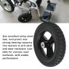 10in Wheelchair Wheels Replacement,250mm Rear Caster Wheel Assembly Anti Skid Polyurethane Tire Strong Bearing Capacity Alloy Hub Tire Back Wheel view 4