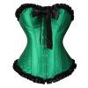 TYUIOP Shapewear Thong Pink Corset and Skirt Pink Corset Sexy Lingerie Women top Leather Pirate Green and Gold Black Waist White Dress Halloween view 1