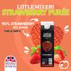 Little Mixers Strawberry Pure (1kg) | Real Fruit Pure for Cocktails, Desserts and Baking | Ready-to-Use, Rich Natural Flavour view 2