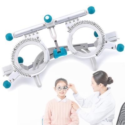 GTANND Adjustable Trial Frame Optical Trial Lens Frame, Optometric Universal Optical Trial Framepd Pd 48-80mm,Eye Optometry Lens Frame, For Optical Stores/Test Optician