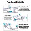 GTANND Adjustable Trial Frame Optical Trial Lens Frame, Optometric Universal Optical Trial Framepd Pd 48-80mm,Eye Optometry Lens Frame, For Optical Stores/Test Optician view 3