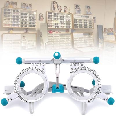 GTANND Optometric Universal Optical Trial Lens Frame, Eye Optometry Test Trial Lenses Frame,Adjustable Temple Length/Nose Rest,5 lenses can be inserted