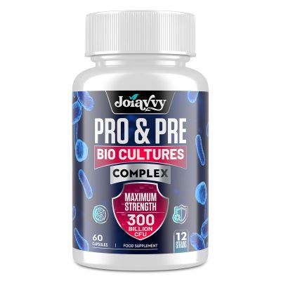 Probiotics for Gut Health & Digestive - 300 Billion CFU - 12 Multi Strains with Prebiotic, 16-in-1 Highest Strength Gut Repair for Men & Women - Supports Occasional Diarrhea, Gas & Bloating - 60 Count