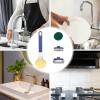 Kitchen Pot Brush ? Multifunctional Long-Handled Scrubber with Replaceable Brush Head | Steel Ball Scrubber for Non-Stick Pots and Stoves | Cleaning Brush with PET, PP, and Wood Pulp Cotton Ma view 4