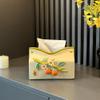 DFHS46JK Tissue Box Cover Square Resin Tissue Box Cover Handcraft Tissue Paper Box Cover Chinese Tissue Holder Living Room Coffee Table Tissue Box In Living Room view 3