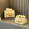DFHS46JK Tissue Box Cover Square Resin Tissue Box Cover Handcraft Tissue Paper Box Cover Chinese Tissue Holder Living Room Coffee Table Tissue Box In Living Room view 4