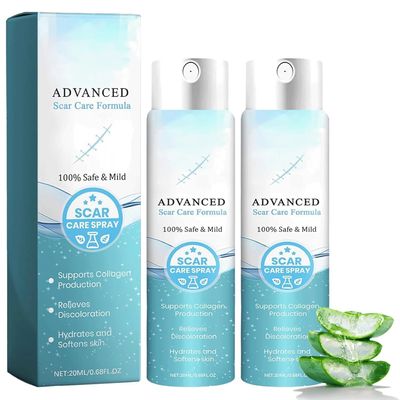 JUFKGBAR Divglow Advanced Scar Care Formula Scar Remover Spray Advanced Scar Remover Gel Collagen Firming Cream Fades Old & New Scars