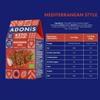 ADONIS Keto Crackers  Mediterranean Style (10 x 60g) | Vegan & Keto-Friendly | 100% Natural Keto Snacks | Sugar Free, Palm Oil Free (Mediterranean Style) view 2