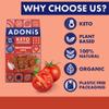 ADONIS Keto Crackers  Mediterranean Style (10 x 60g) | Vegan & Keto-Friendly | 100% Natural Keto Snacks | Sugar Free, Palm Oil Free (Mediterranean Style) view 3