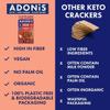 ADONIS Keto Crackers  Mediterranean Style (10 x 60g) | Vegan & Keto-Friendly | 100% Natural Keto Snacks | Sugar Free, Palm Oil Free (Mediterranean Style) view 4