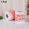 A Touch of Festivity Charming Christmas Themed Toilet Paper Roll with Whimsical Design (C) view 2