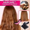 2 PCS Hair Clipper Guards with Positioning,Hair Nozzle Guard Combs,Comb Trim Off Hair Split Ends,Clipper Tool Hair (Black_2Pcs) view 3