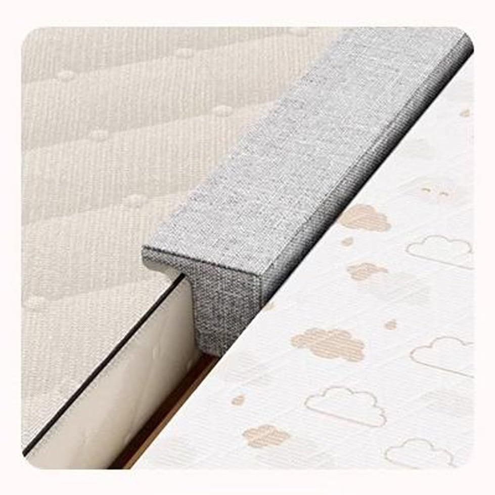 200cm Long Bed Mattress Extender Single/Twin/Queen/King Bed Connector,3-20cm Gap Filler for Bed/Mattress/Headboard,Breathable Linen Fabric (15cm Gap)