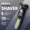 DAESOL PROFESSIONAL Electric Shaver for Men Grooming - Waterproof Rotary Mens Face Shaver with Skin Safe, 120 Min Usage Cordless Beard & Hair Trimmer, Low Noise Electric Razor for Wet & Dry Shaving view 2