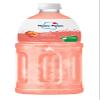Mogu Mogu Fruit Juice Drinks with Nata De Coco 1L Bottle HALAL - Peach Flavour Drink view 1