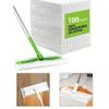 Feegow Dry Sweeping Cloths Pads, 100 Pieces Removal Paper, Disposable er Mop Pads, Household Removal Cloth Electrostatic Mop Pad view 3