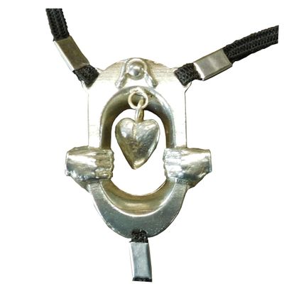 Clitoral Restraint Heart Hands, Personal Gift, Gift for Her, Handmade Jewellery, Hand Crafted Jewellery, William Sturt (Extra Cuddly)