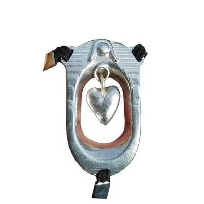 Clitoral Restraint Ridged Heart, Personal Gift for Her, Handmade Jewellery, Hand Crafted Jewellery, William Sturt (L: 74-79 cm, 29-31"")"