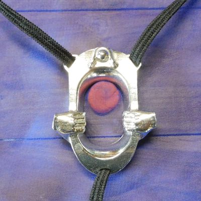 Adult Clitoral Restraint, Hands with Lock, BDSM Pleasure. Handcrafted Jewelry. Handmade Jewellery. by William Sturt (Extra Cuddly)