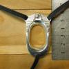Clitoral Restraint Ridged Open, Personalised, Engravable, Handmade Jewellery, Hand Crafted Jewellery, William Sturt (M: 68-74cm, 27-29"")" view 3