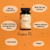 Vegavero Vitamin K2 200 g | with 444 mg Calcium | NO Additives | Bone Health Supplement | Vegan | 180 Tablets view 3