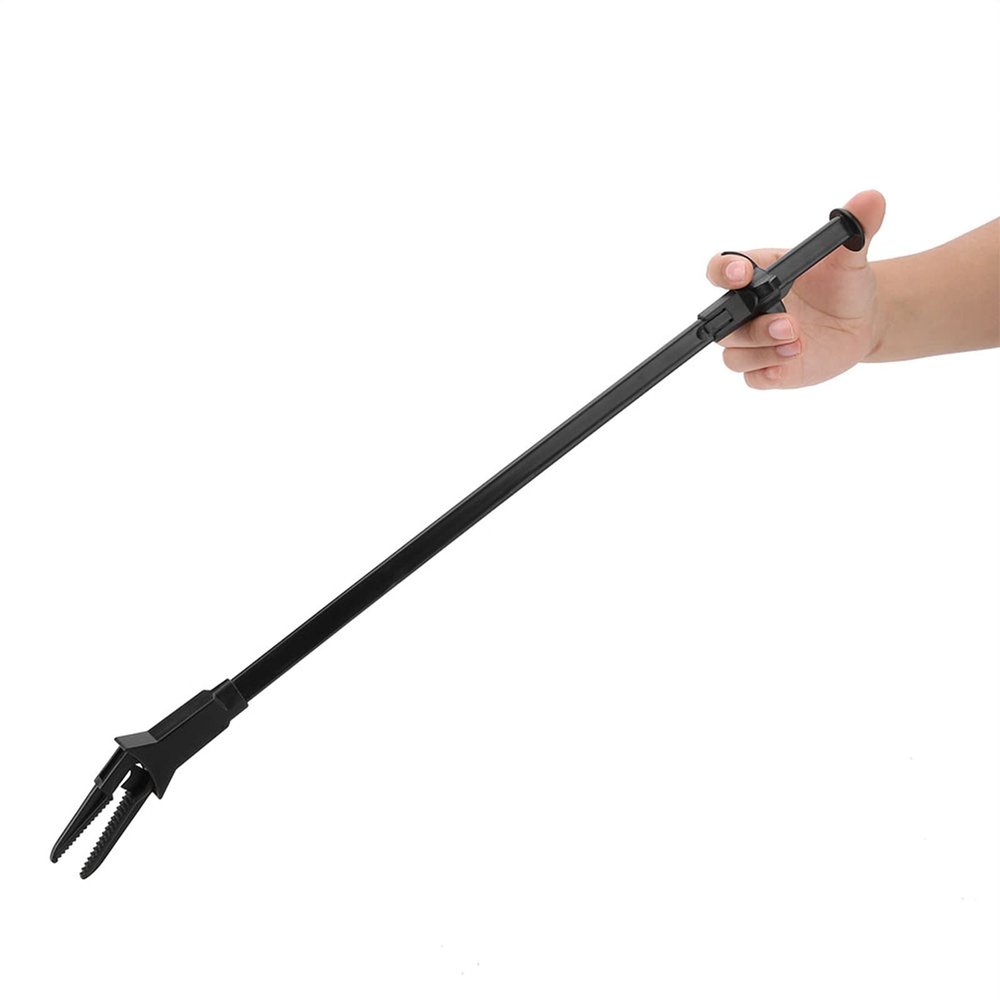 Aquarium Tongs, Fish Tank Aquarium Plastic Tweezer Water Plants Plastic Clamp Clip Cleaning Tool