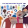 AcuSnap Sensory & Focus Wristband Acupressure & Snap Technique for Kids to Adults | Stress Relief, Concentration, Sensory Regulation, Mindfulness & Learning Support (Purple, Medium 7) view 3