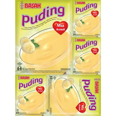 Baak Banana-Puding Banana Pudding Milk Dessert 130g x 5 packs