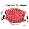 Red And White Polka Dots Adult Dust Mask Cover - Breathable, Adjustable for Outdoor, Camping, Running, Traveling, Work, and Daily Use view 4