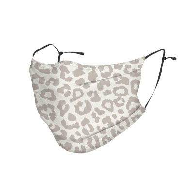 Brown Pattern Leopard Adult Dust Mask Cover - Breathable, Adjustable for Outdoor, Camping, Running, Traveling, Work, and Daily Use