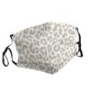 Brown Pattern Leopard Adult Dust Mask Cover - Breathable, Adjustable for Outdoor, Camping, Running, Traveling, Work, and Daily Use view 2