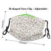 Brown Pattern Leopard Adult Dust Mask Cover - Breathable, Adjustable for Outdoor, Camping, Running, Traveling, Work, and Daily Use view 4