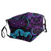 Purple butterfly and flowers Adult Dust Mask Cover - Breathable, Adjustable for Outdoor, Camping, Running, Traveling, Work, and Daily Use view 2