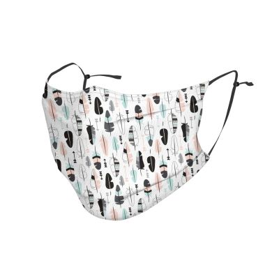 feather. Adult Dust Mask Cover - Breathable, Adjustable for Outdoor, Camping, Running, Traveling, Work, and Daily Use