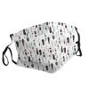 feather. Adult Dust Mask Cover - Breathable, Adjustable for Outdoor, Camping, Running, Traveling, Work, and Daily Use view 2