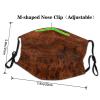 Red Wood. Adult Dust Mask Cover - Breathable, Adjustable for Outdoor, Camping, Running, Traveling, Work, and Daily Use view 4
