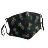 Pineapples (2) Adult Dust Mask Cover - Breathable, Adjustable for Outdoor, Camping, Running, Traveling, Work, and Daily Use view 2